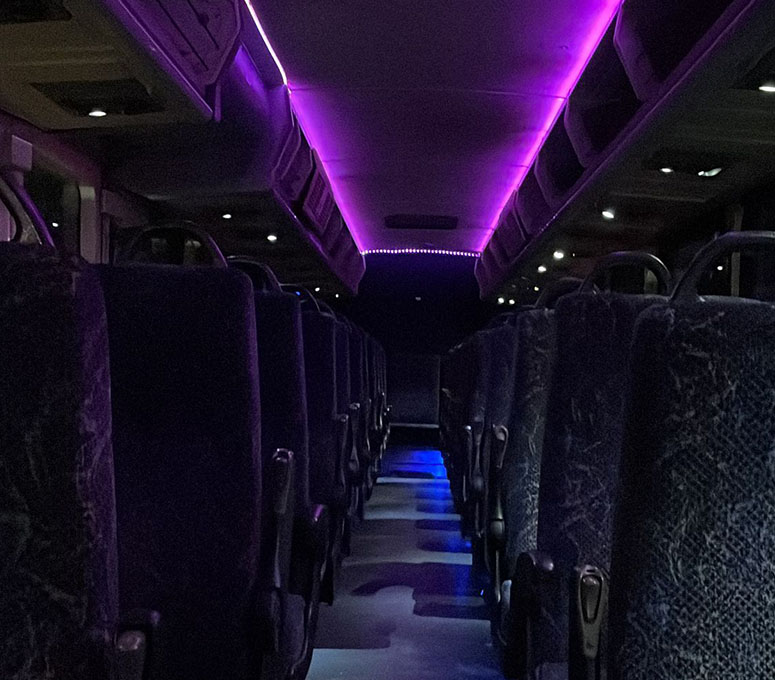 inside party bus